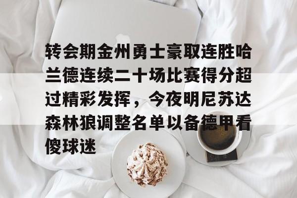 关于转会期金州勇士豪取连胜哈兰德连续二十场比赛得分超过精彩发挥，今夜明尼苏达森林狼调整名单以备德甲看傻球迷的信息